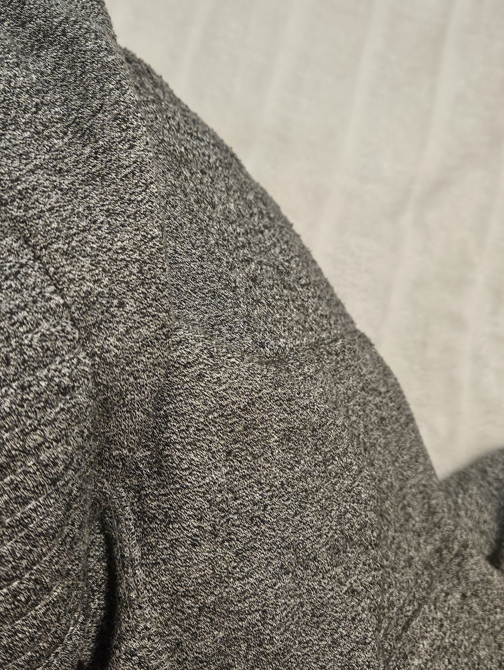 Amnesia Heathered Gray Slim Jogger Sweatpants with Zippered Pockets - Picture 15 of 16